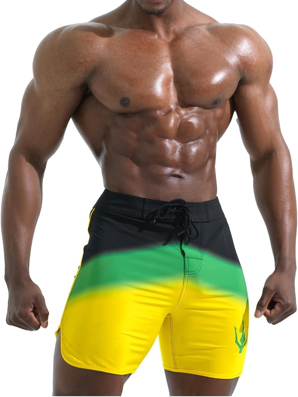 FIED IFBB 15” Men’s Physique Board-Shorts Posing Trunks Competition 32